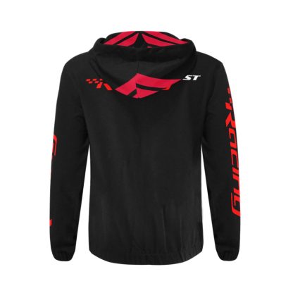 MACSBOOST HOODIE Red Wing Hood Men's All Over Print Full Zip Hoodie (Model H14) - Image 2