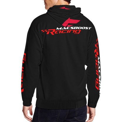 MACSBOOST HOODIE Red Wing Hood Men's All Over Print Full Zip Hoodie (Model H14) - Image 4