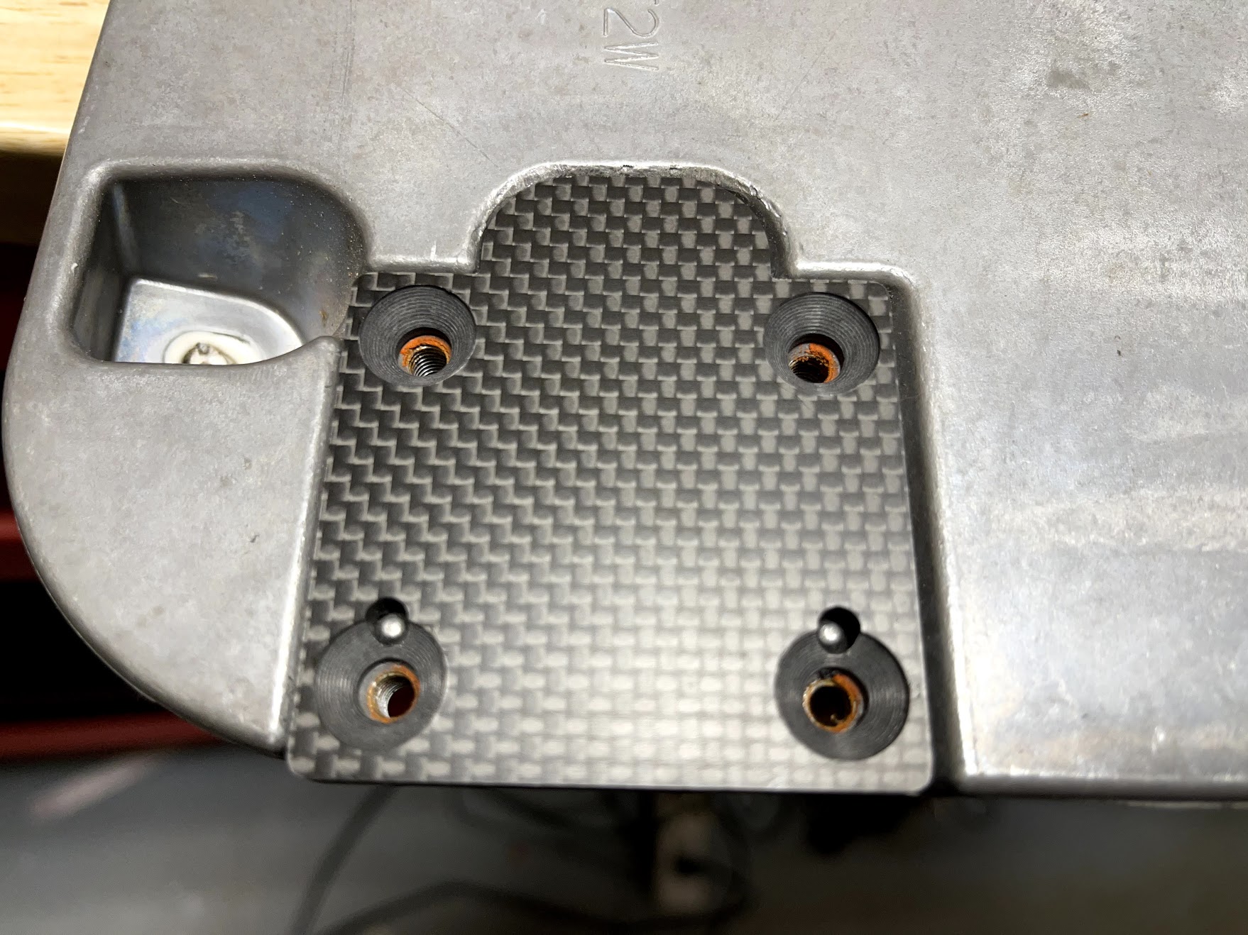 MACSBOOST Yamaha Waverunner Carbon Fiber Speedometer Block Off Plate - Image 4