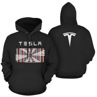 Tesla Hoodie Classic Plaid Men's All Over Print Hoodie (USA Size) (Model H13)