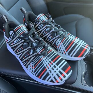 tesla plaid shoes